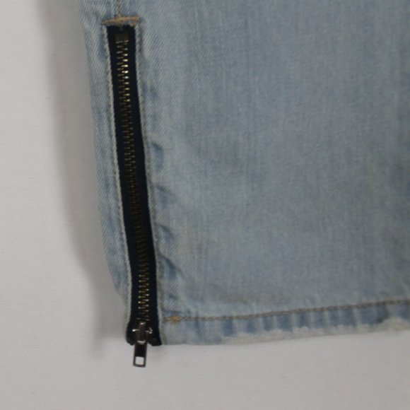 TOMMY, O'NEILL, CELLO FOREVER 21 Size 7 Lot of 4 Jeans & Shorts Denim Zipper - Picture 10 of 13
